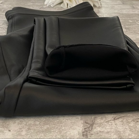 SOLD | 🔥SALE🔥 NWT Express Vegan Leather Black Ankle Tights **HOST PICK** - Picture 12 of 15